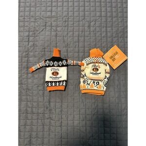 Two Tito's Handmade Vodka Holiday Ugly Sweater Bottle Topper Koozie 2021.